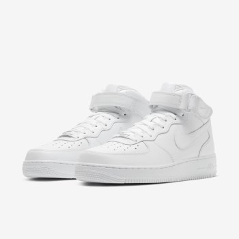 Nike Air Force 1 Mid '07 - Férfi Utcai Cipő - Fehér/Fehér